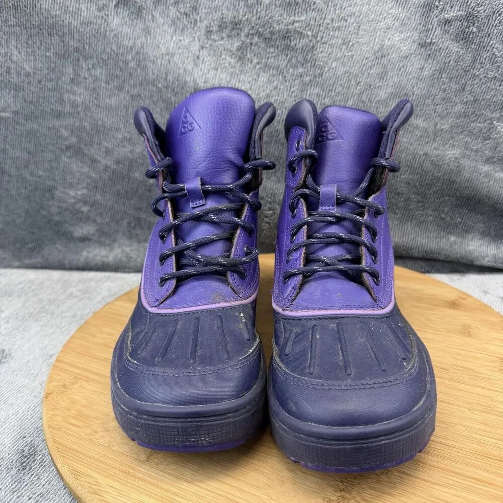 Nike ACG Boots Girls Size 5Y Purple Snow Winter Duck Slip Resistant 524876-500